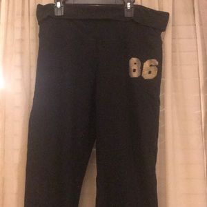 Black Victoria’s Secret “PINK” pants.